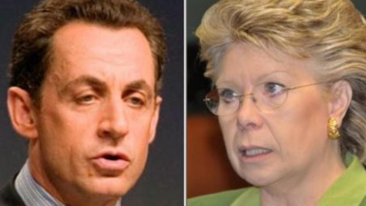 sarkozy i a sugerat comisarului viviane reding sa ia toti romii in tara sa natala