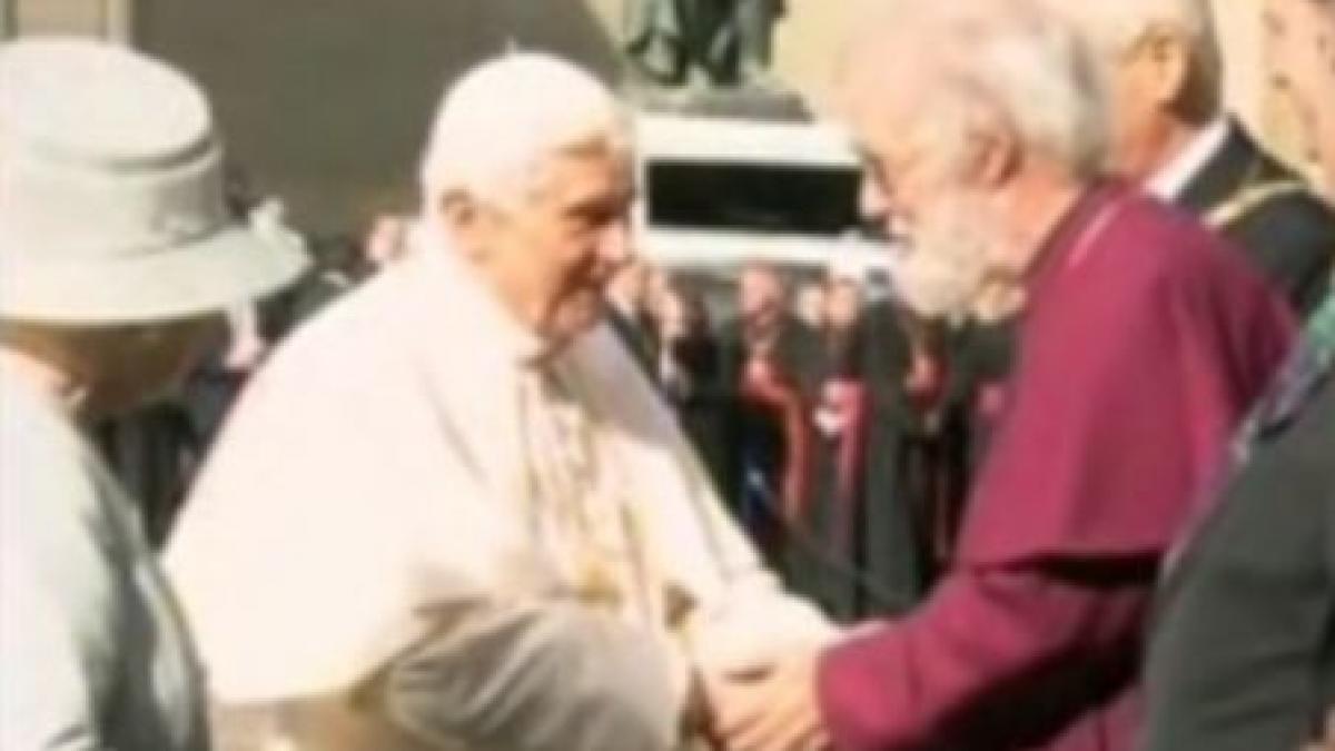vizita istorica a papei benedict al xvi lea in marea britanie video