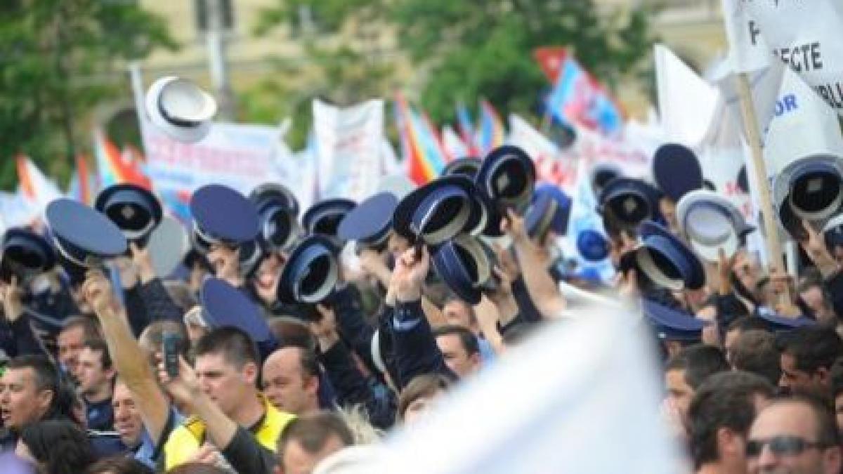 politistii declanseaza cel mai amplu protest de pana acum