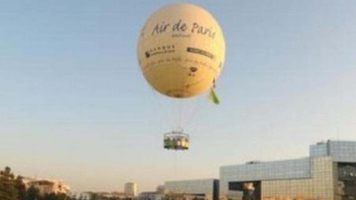 parizienii dispun de un balon care masoara nivelul de poluare