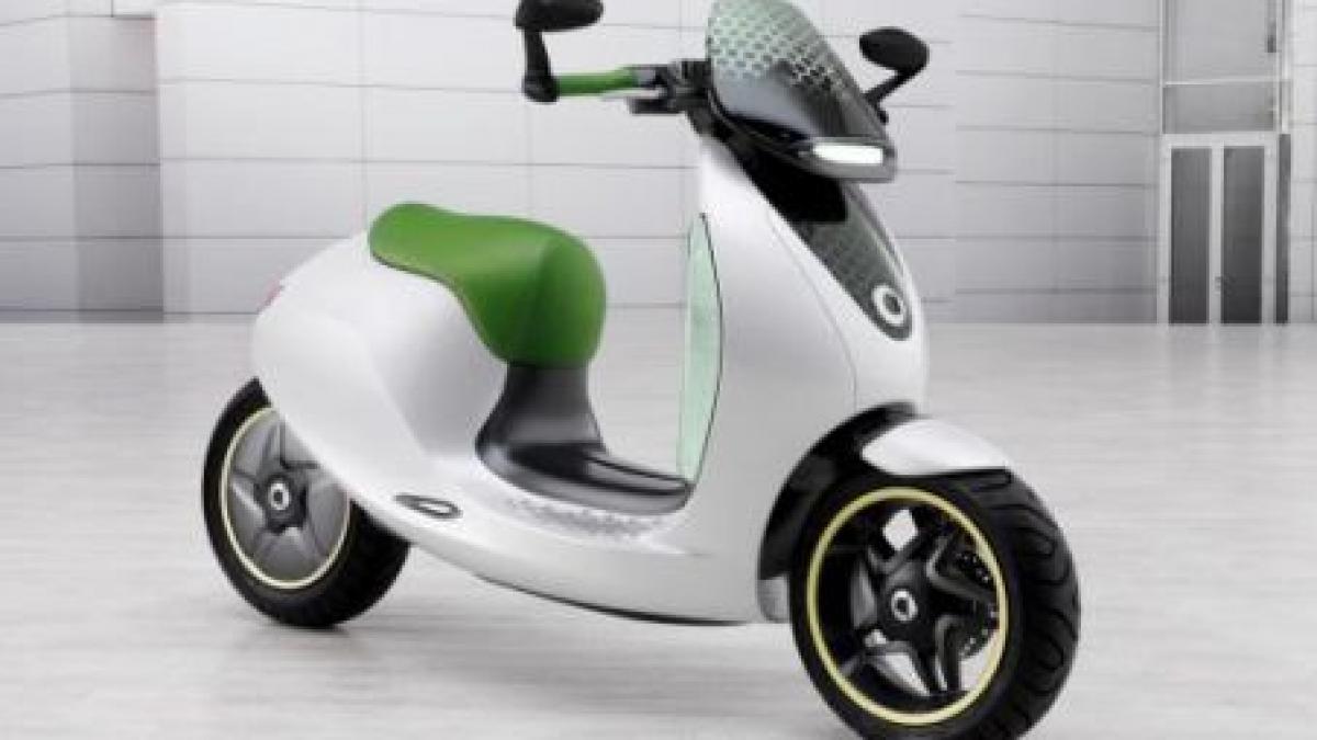 smart prezinta conceptul escooter foto