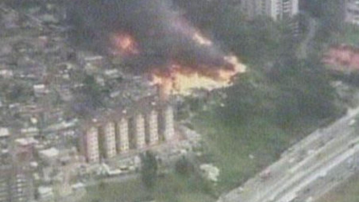 un incendiu a distrus un cartier din sao paolo 10 persoane au fost ranite si 300 de case arse video