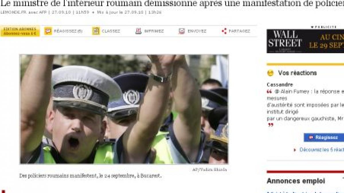 demisia lui vasile blaga in presa internationala ar putea afecta aderarea romaniei la spatiul