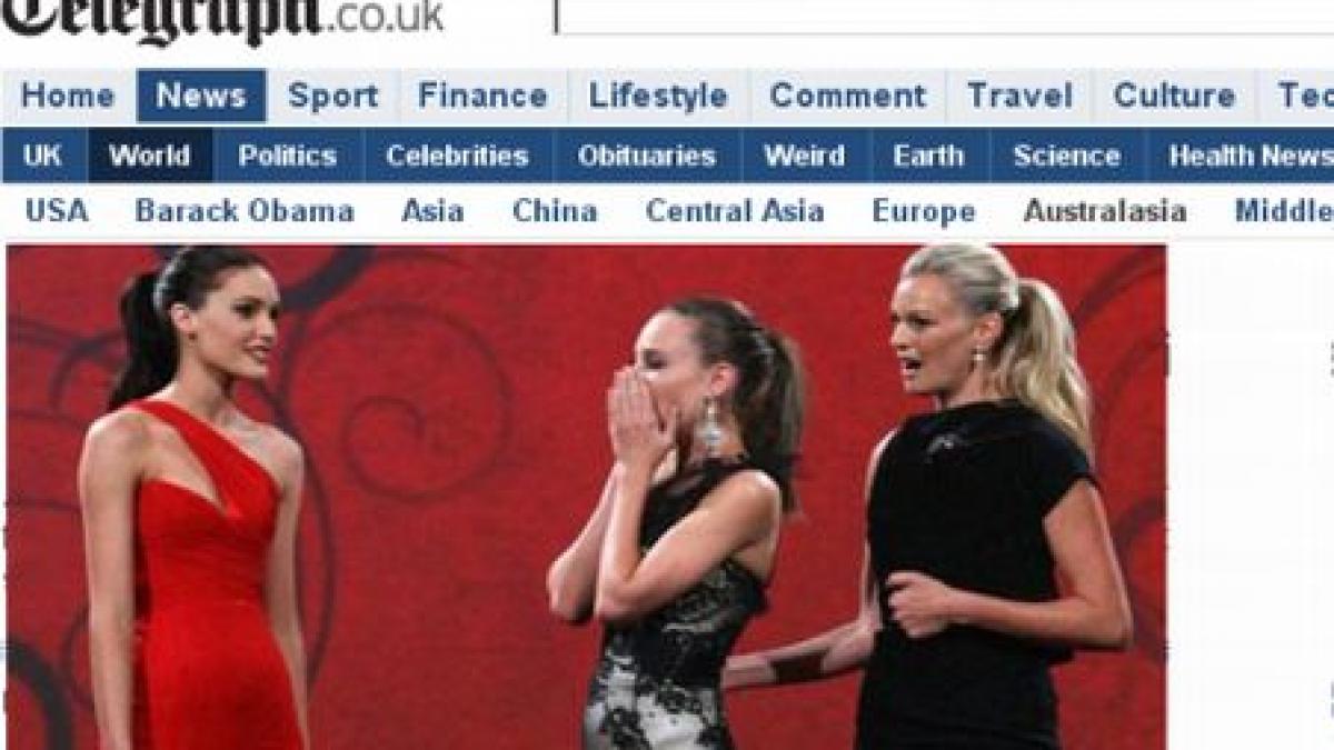 gafa la un concurs de modelling gazda a gresit numele castigatoarei video