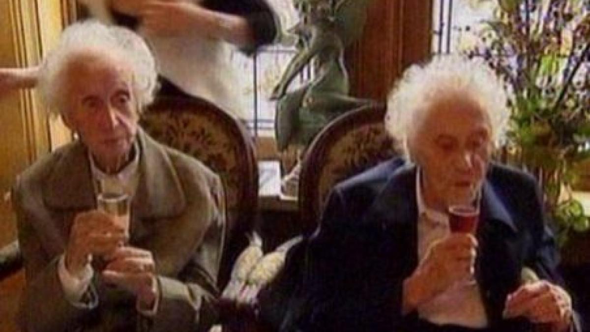belgia doua surori gemene au sarbatorit implinirea varstei de 100 de ani video