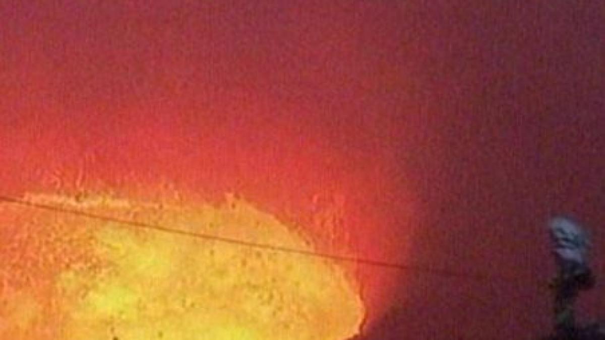 eruptie filmata din interiorul vulcanului video