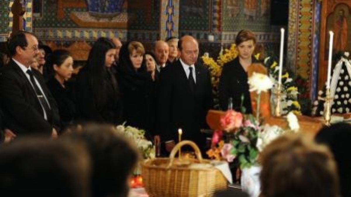 elena basescu condusa pe ultimul drum lideri pdl gigi becali si bercea mondialu prezenti la