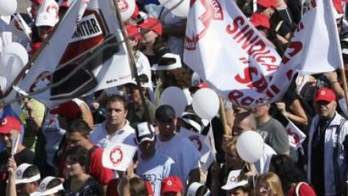 sindicalistii anunta un amplu protest in perioada 25 30 octombrie