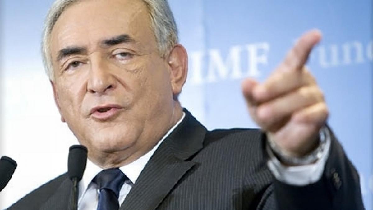strauss kahn fmi utilizarea valutei in politica monetara interna este periculoasa