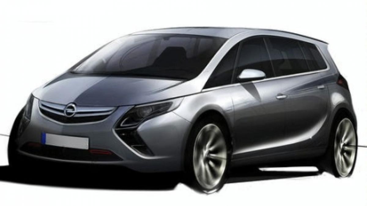 opel zafira 2012 va fi mai mare si mai aratos foto