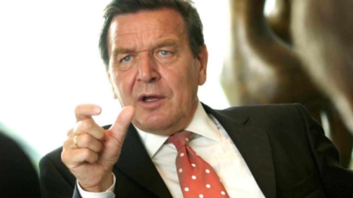 gerhard schroeder fostul cancelar german in vizita la bucuresti
