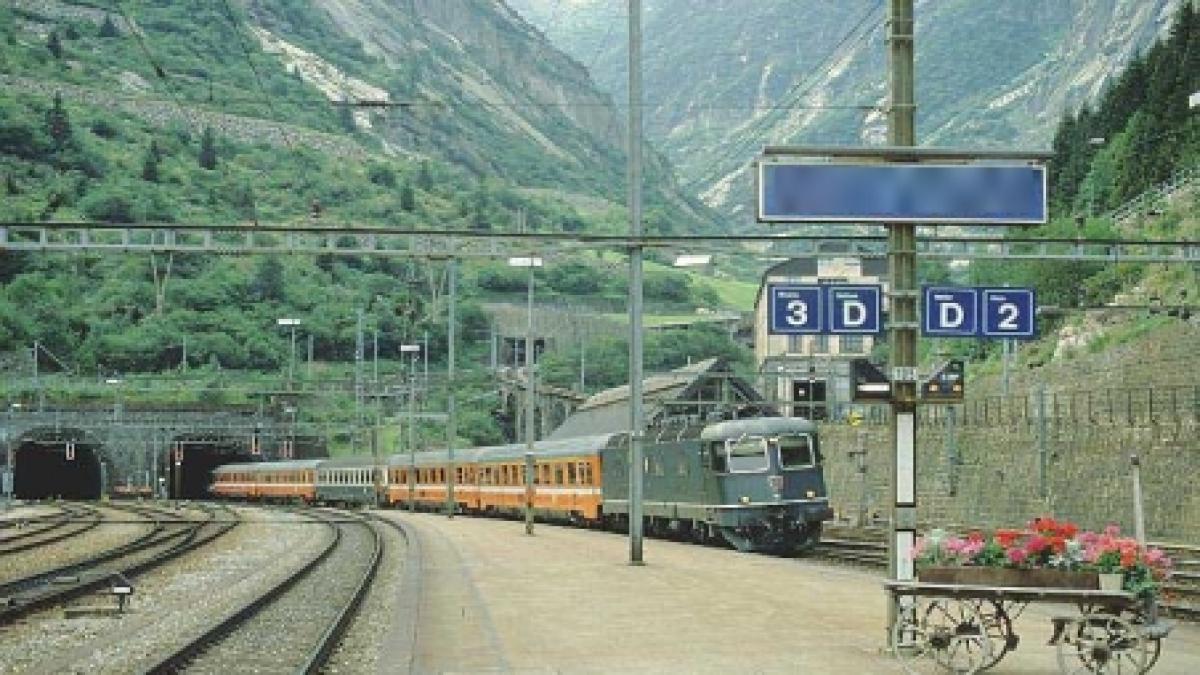 gotthard cel mai lung tunel feroviar din lume a fost finalizat