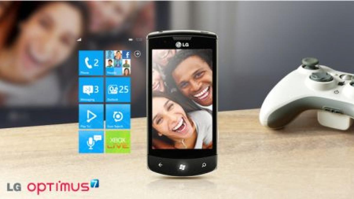 lg e900 optimus 7 primul telefon cu windows phone 7 disponibil in romania