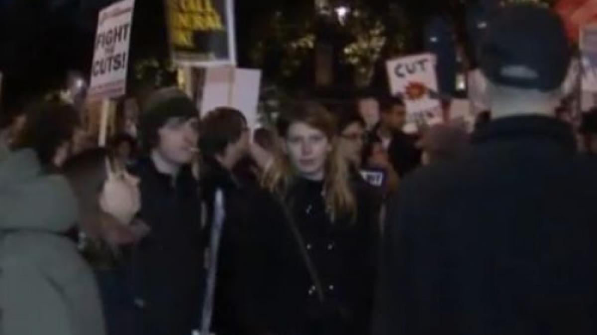 proteste la londra dupa anuntarea celor mai dure masuri de austeritate din ultimii 60 de ani