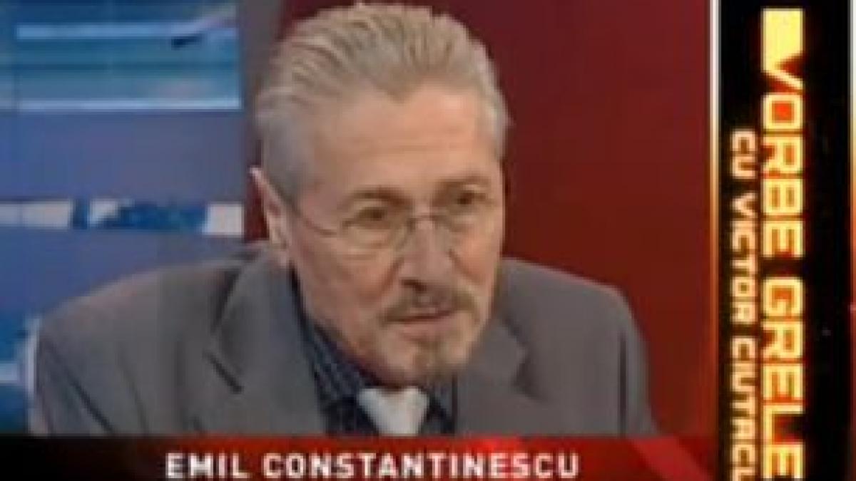 emil constantinescu invitat special la vorbe grele vineri de la ora 23 00