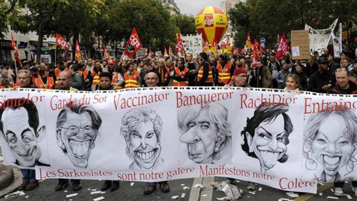 francezii chemati la noi proteste de strada pe 28 octombrie si 6 noiembrie