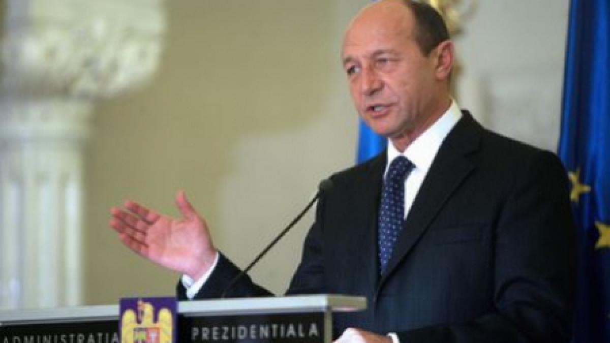 traian basescu va sustine o declaratie de presa pe tema reformei in justitie