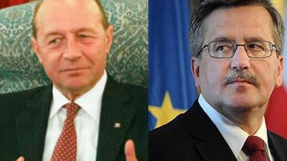 presedintele poloniei bronislaw komorowski efectueaza o vizita oficiala in romania