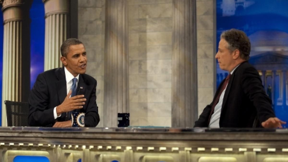 obama la emisiunea pamflet the daily show avem nevoie de mai mult timp pentru reforme