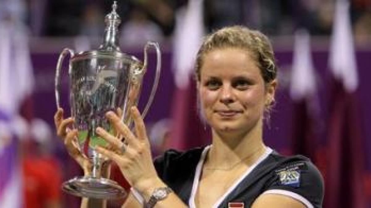 campioana campioanelor kim clijsters trece de numarul 1 wta si se impune la doha