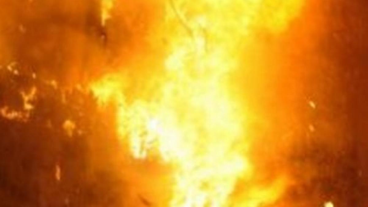 incendiu puternic de padure in judetul neamt