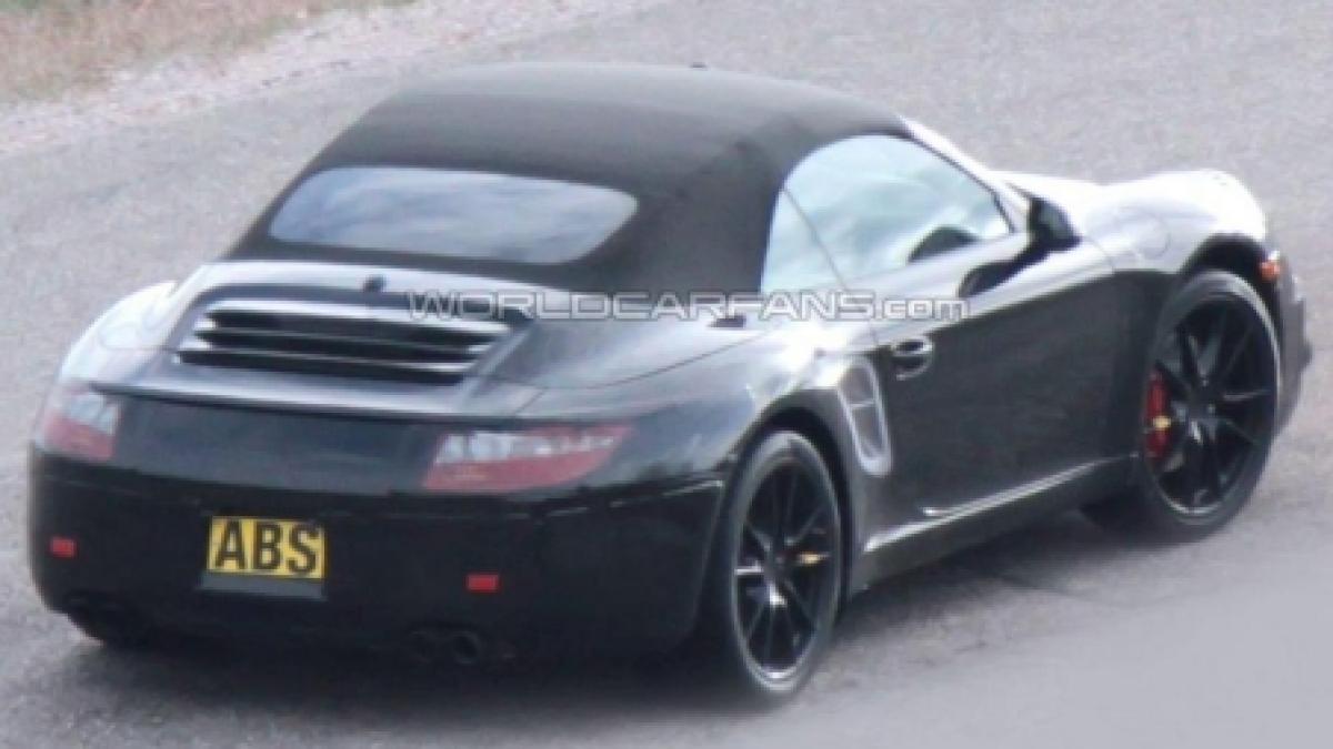 porsche 911 2012 in fotografii spion