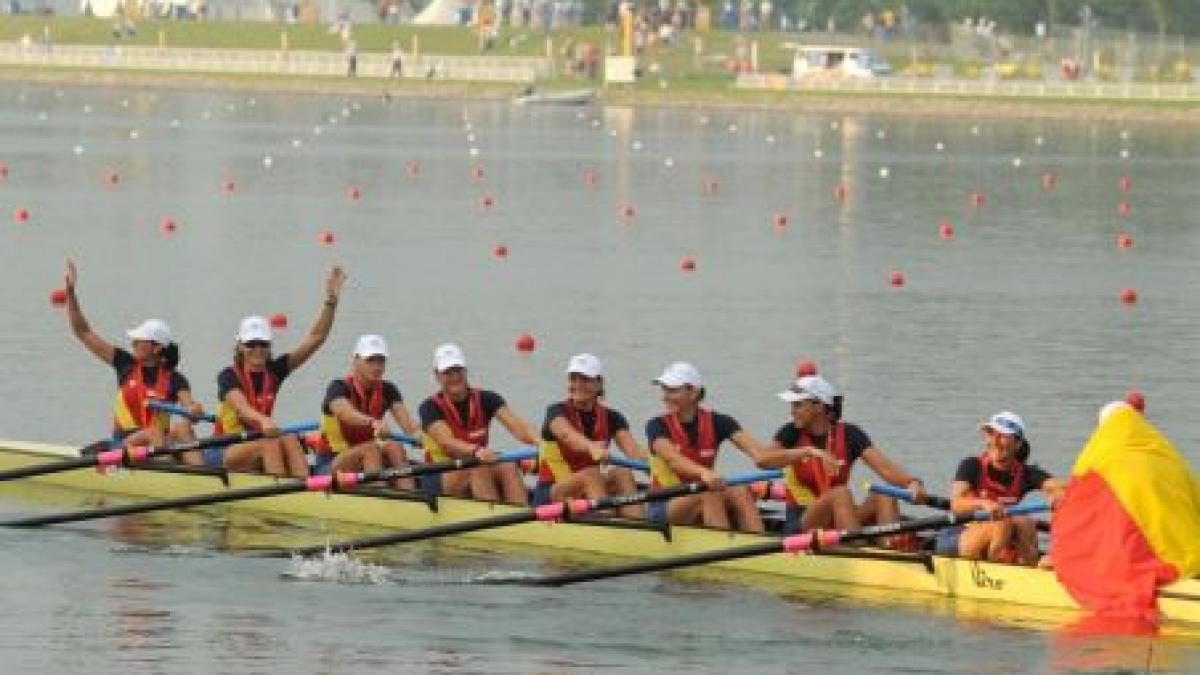 romania a obtinut medalia de bronz in proba de 8 1 la cm canotaj