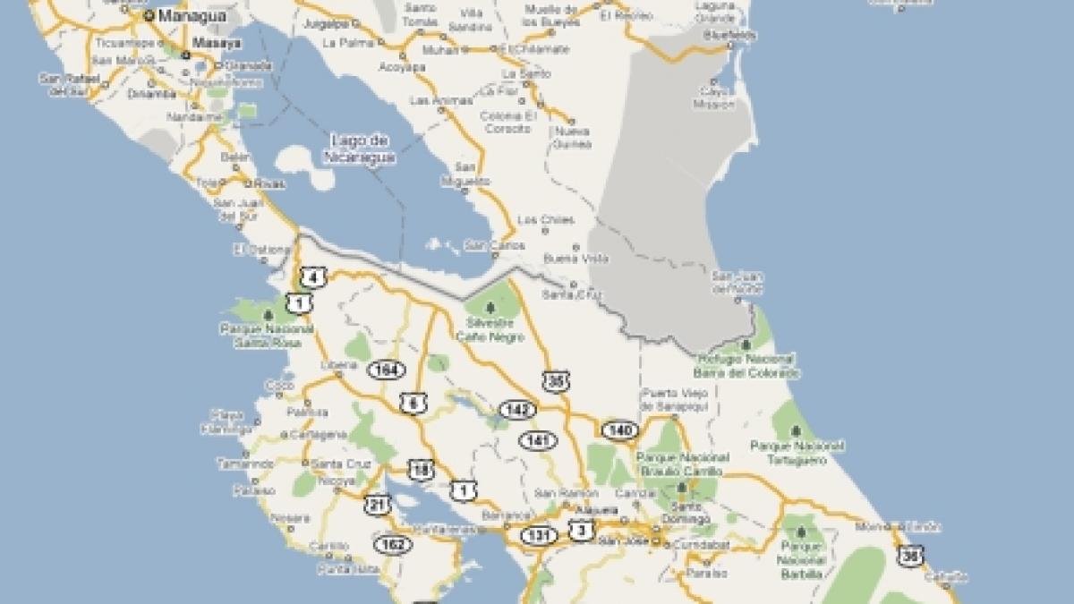 o eroare google maps provoaca un conflict intre nicaragua si costa rica