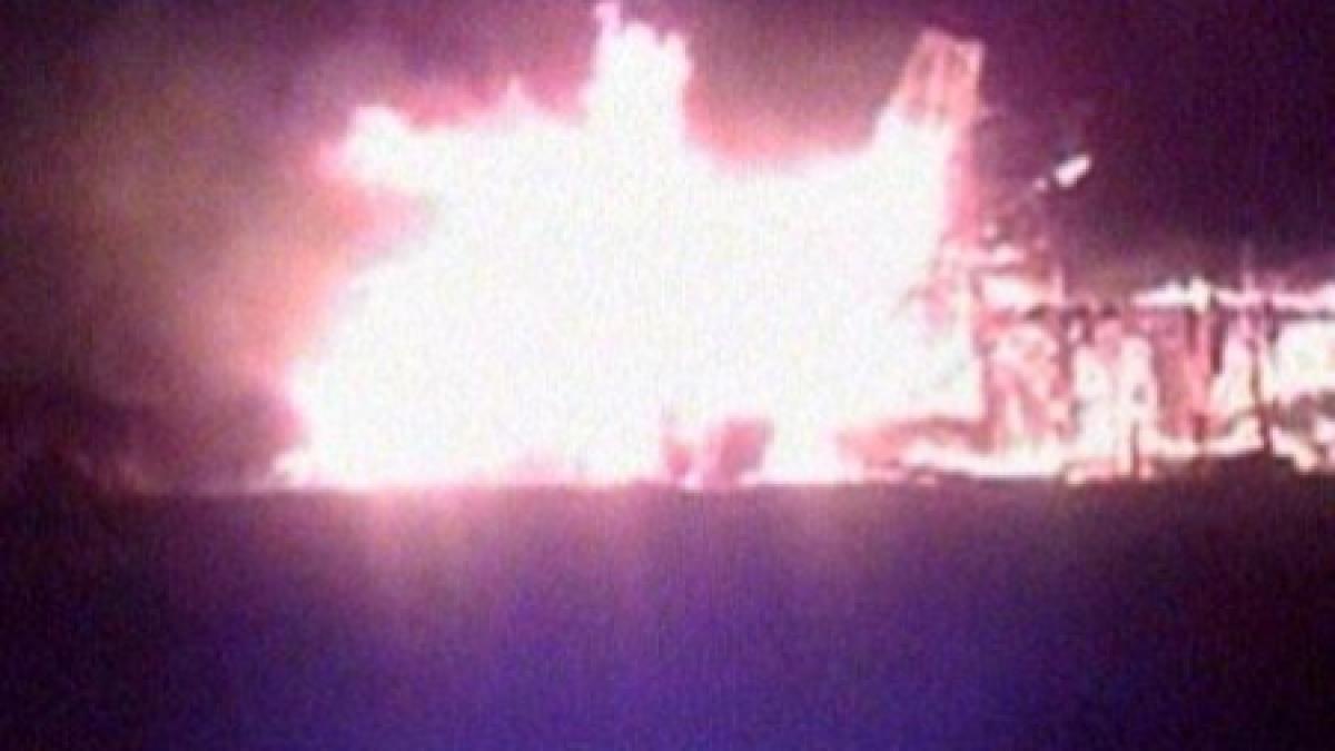 polonia doua trenuri care transportau combustibil s au ciocnit provocand o explozie