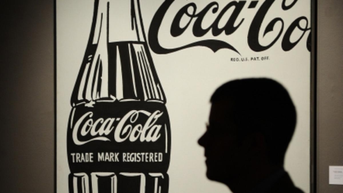 tabloul large coca cola semnat de andy warhol a fost vandut cu 35 3 milioane de dolari
