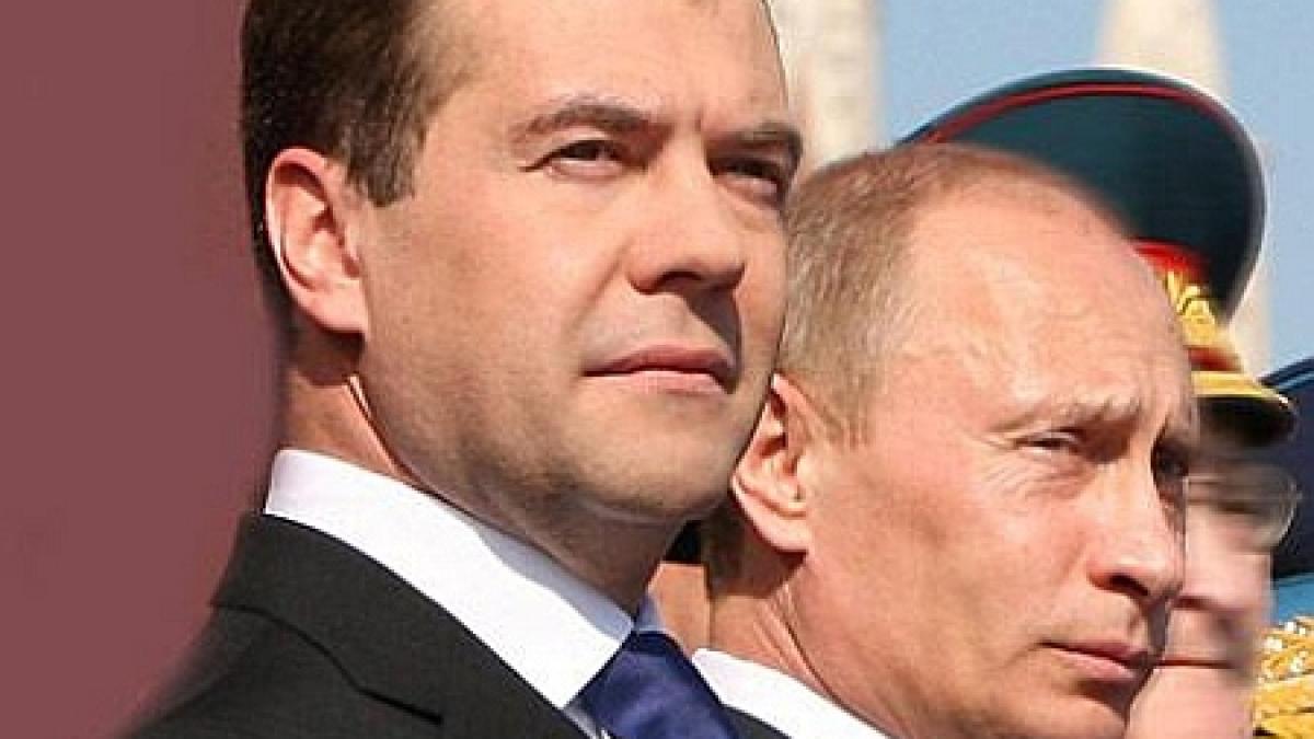 Medvedev, subordonatul lui Putin într-o problemă de matematică postată pe internet