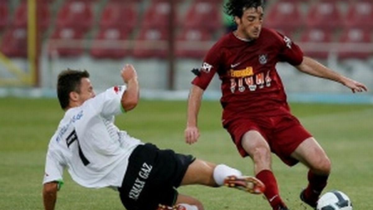cfr cluj a terminat la egalitate cu gaz metan scor 1 1