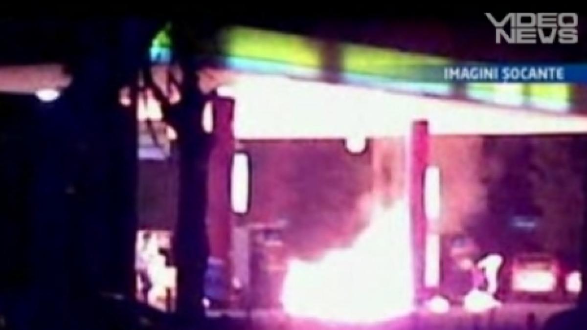 o prostituata a dat foc unei benzinarii din berceni femeia consumase etnobotanice