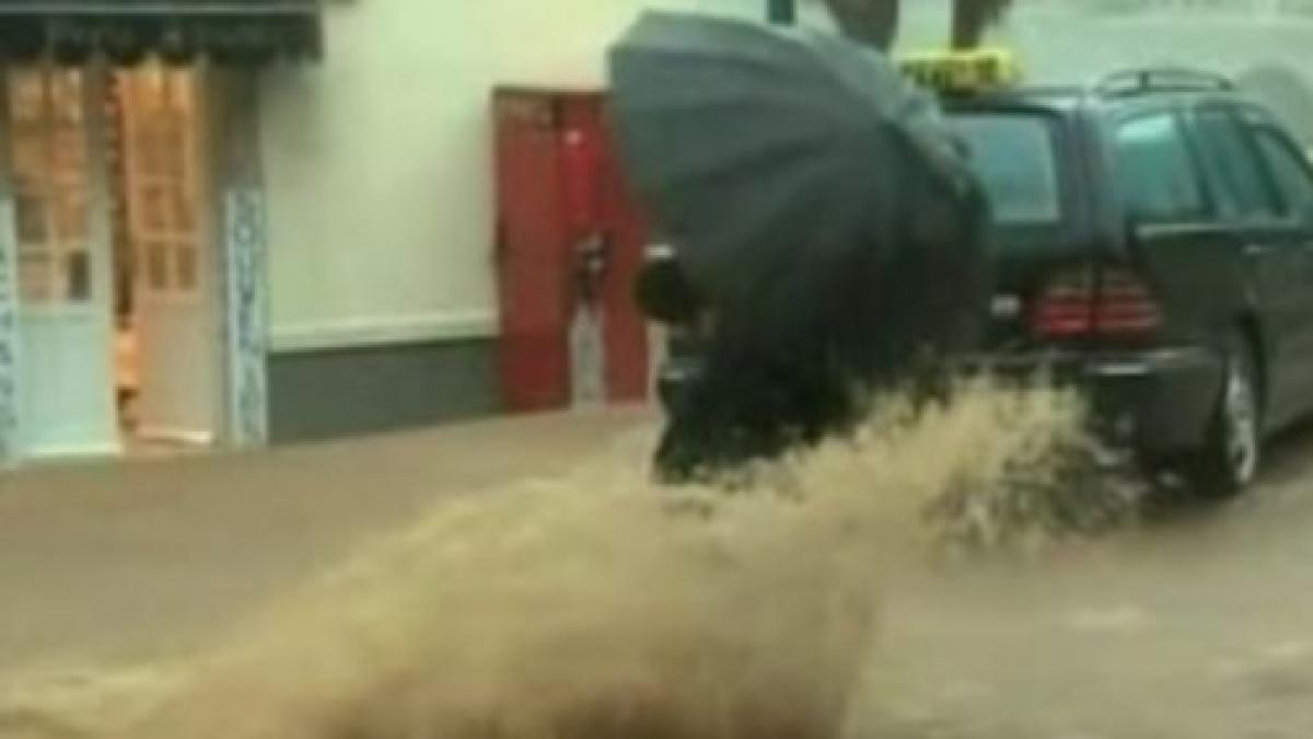 ploi torentiale in croatia zeci de case inundate in dubrovnik