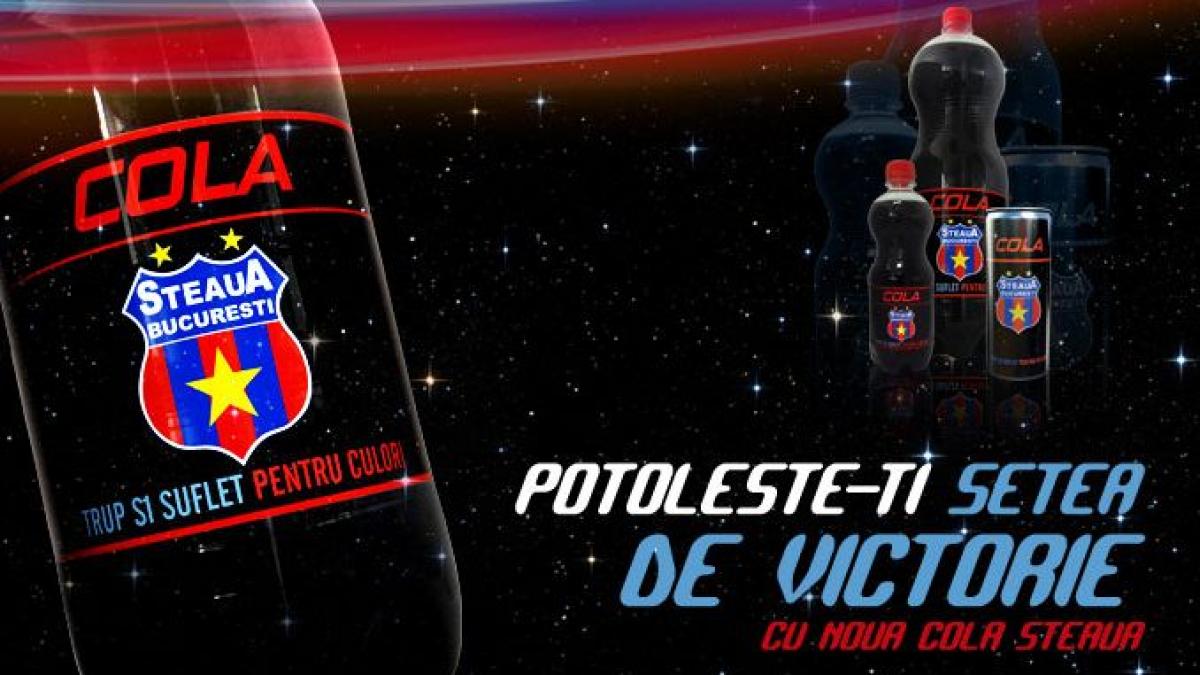 cola steaua prima bautura racoritoare a unui club de fotbal