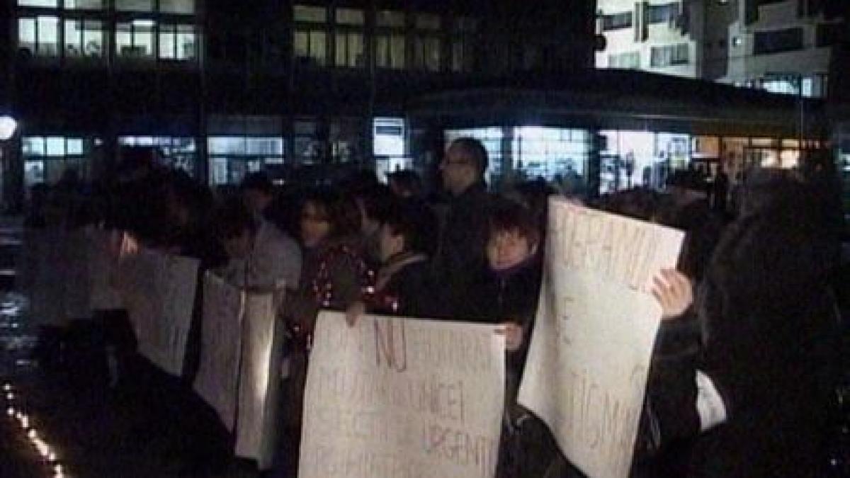 targoviste peste 40 de cadre medicale au protestat nemultumiti de mutarea sectiei de psihiatrie