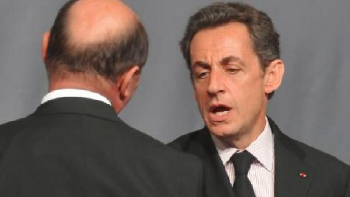 sarkozy i a trimis un mesaj de felicitare lui basescu cu ocazia zilei nationale a romaniei