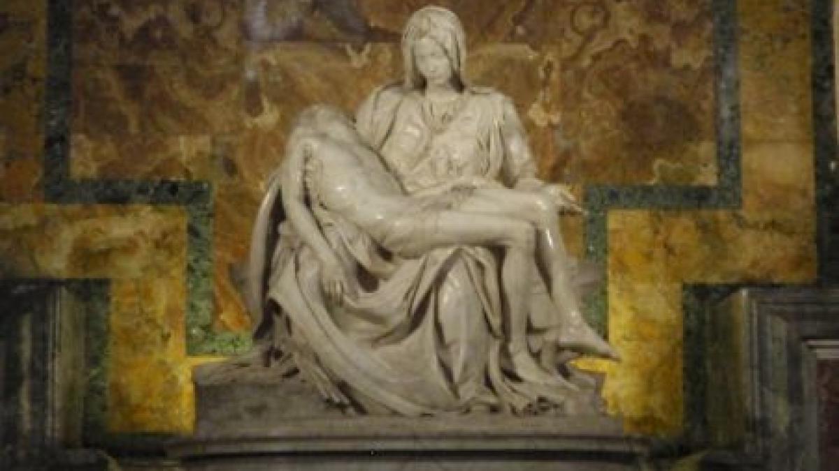 Modelul original, folosit de Michelangelo pentru statuia Pieta, descoperit de un istoric de artă american