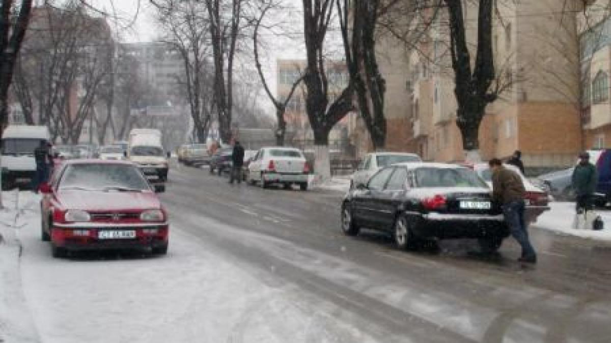 trafic ingreunat din cauza poleiului sunt probleme pe dn2 buzau urziceni si pe dn2b buzau braila