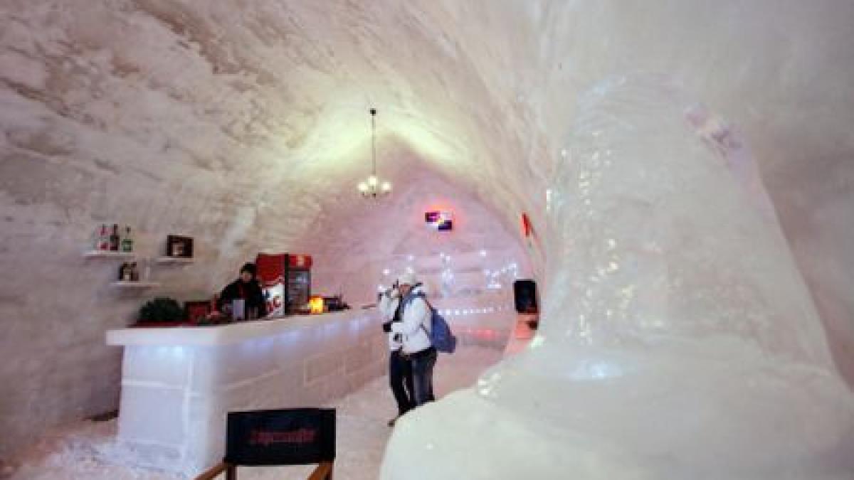 Hotelul de la gheaţă de la Bâlea se deschide pe 22 decembrie