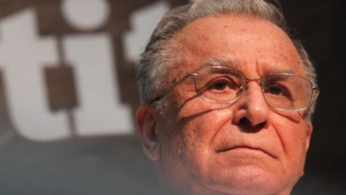 iliescu il critica pe geoana este deplorabil pe mana lui a pierdut alegerile