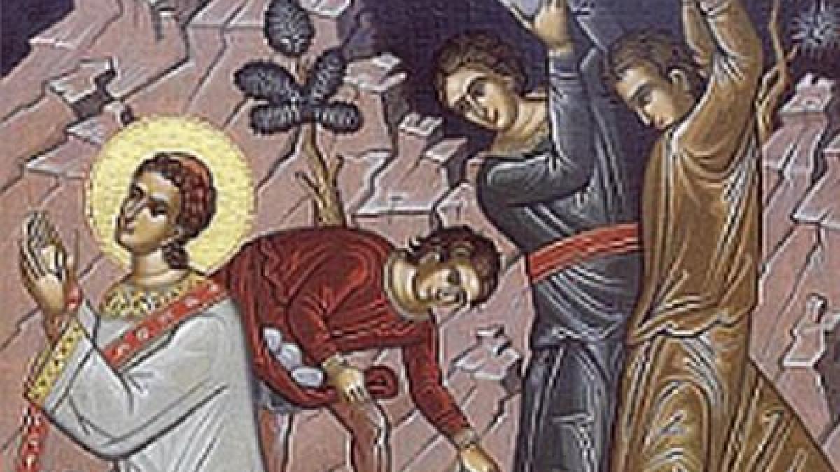 crestinii ortodocsi il sarbatoresc luni pe sfantul stefan