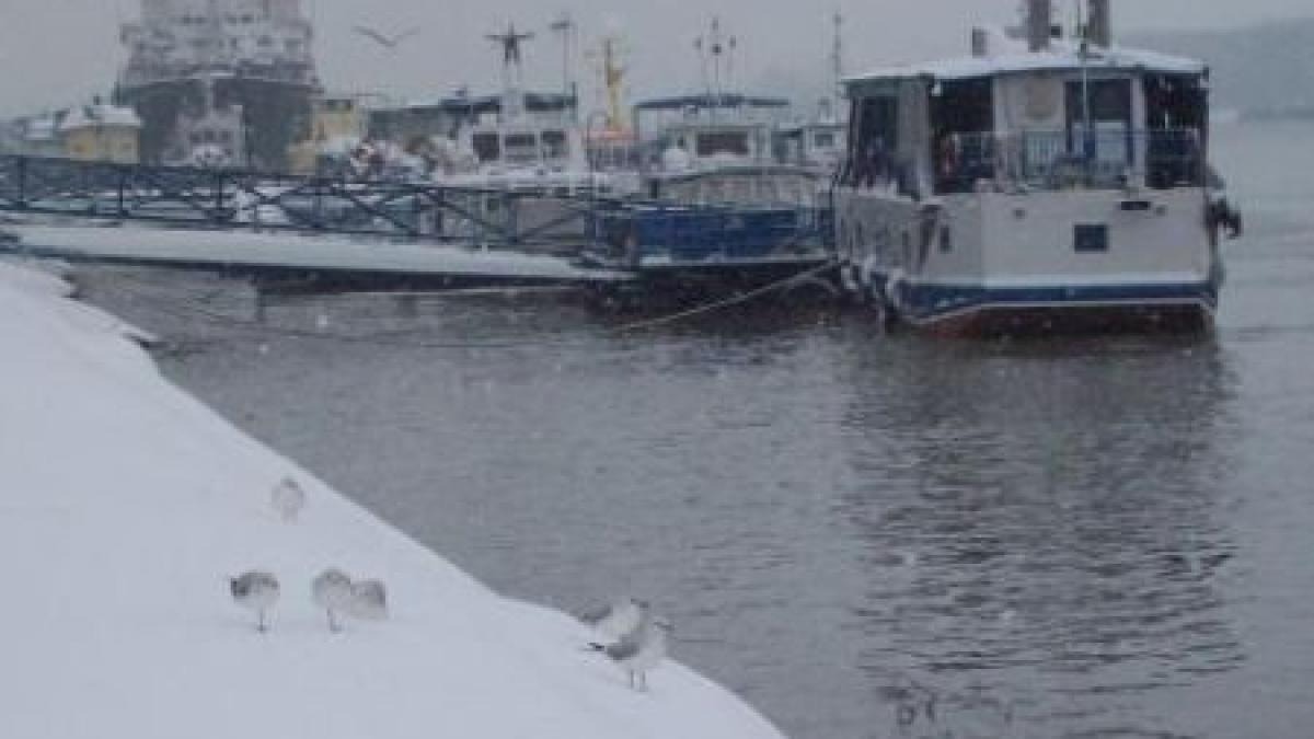 pericol de inundatii pe dunare din cauza schimbarilor bruste ale temperaturii