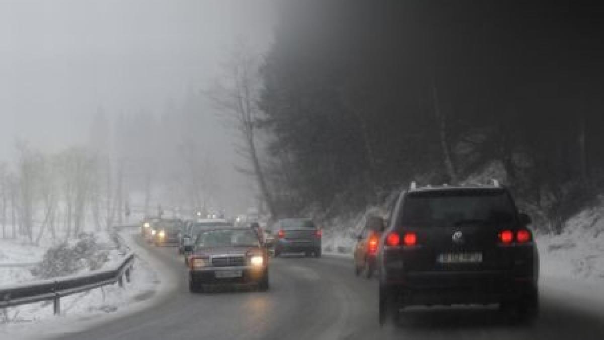 trafic rutier ingreunat pe dn1 in zona statiunilor de pe valea prahovei vezi rutele ocolitoare