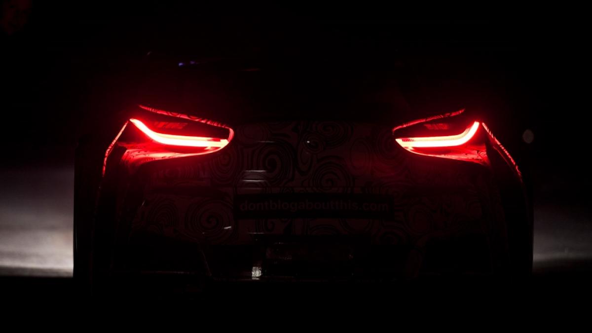 bmw vision efficientdynamics filmat la abu dhabi fara camuflaj