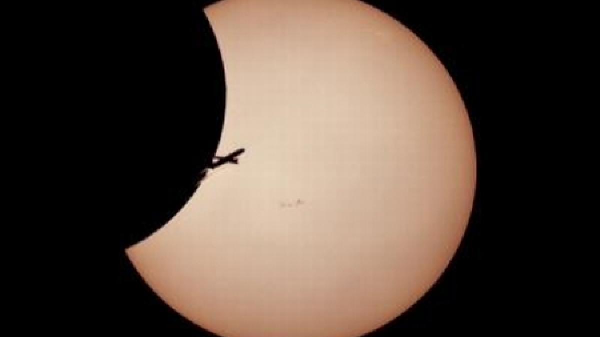 un roman a realizat cea mai reusita fotografie a eclipsei de soare