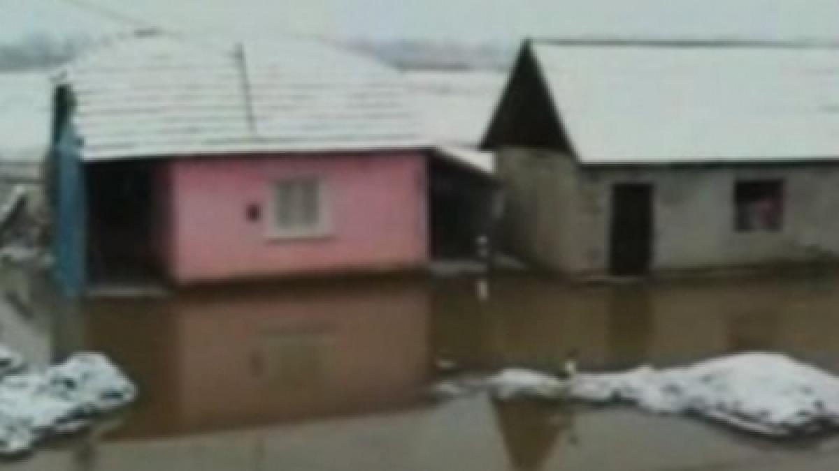 raul bistrita a inundat zeci de gospodarii in urma topirii gheturilor