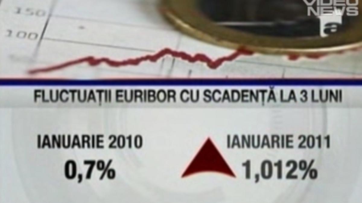 lovituri pentru romanii cu credite in euro leul s a depreciat iar dobanzile euribor cresc