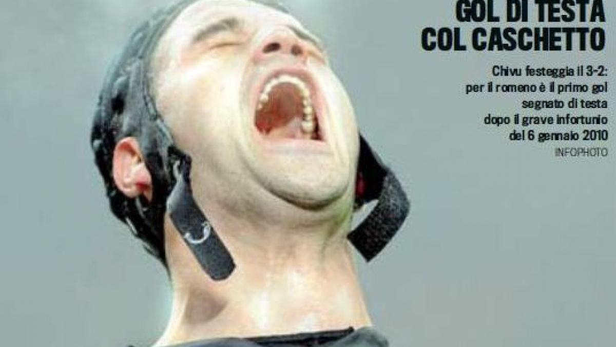 inter cesena 3 2 chivu aduce victoria printr un gol cu cascheta