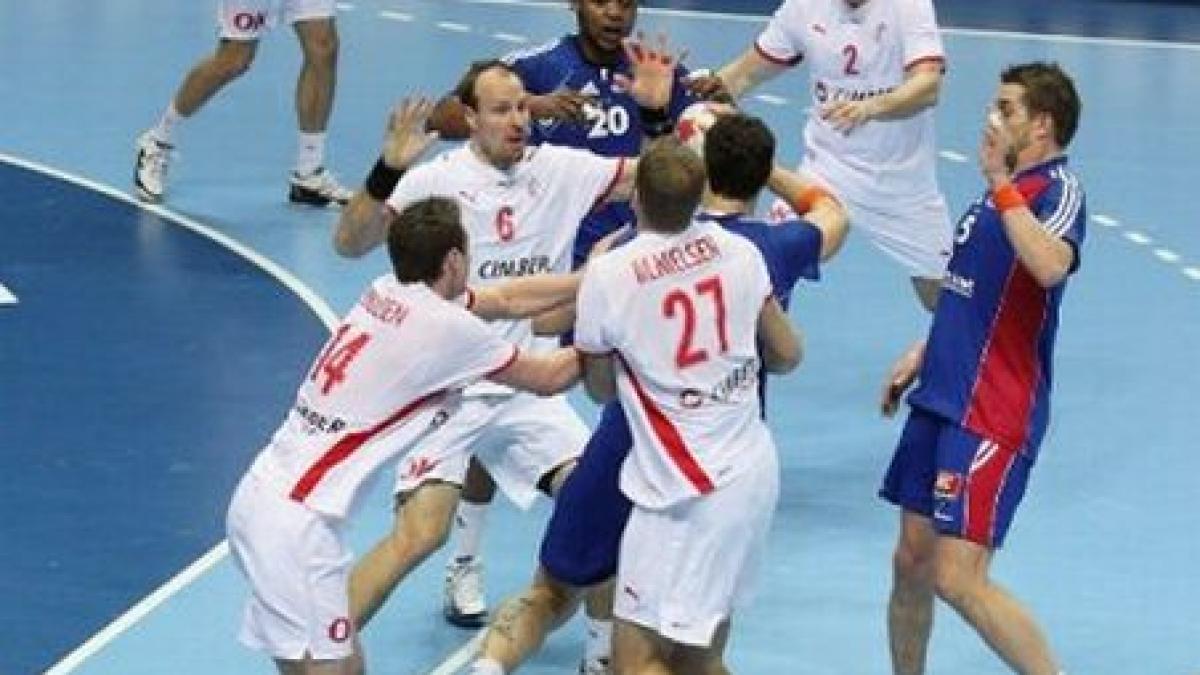 franta danemarca in finala cm de handbal masculin din suedia